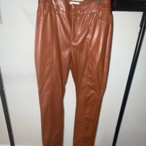 Women's Tan Straight Leg Pants